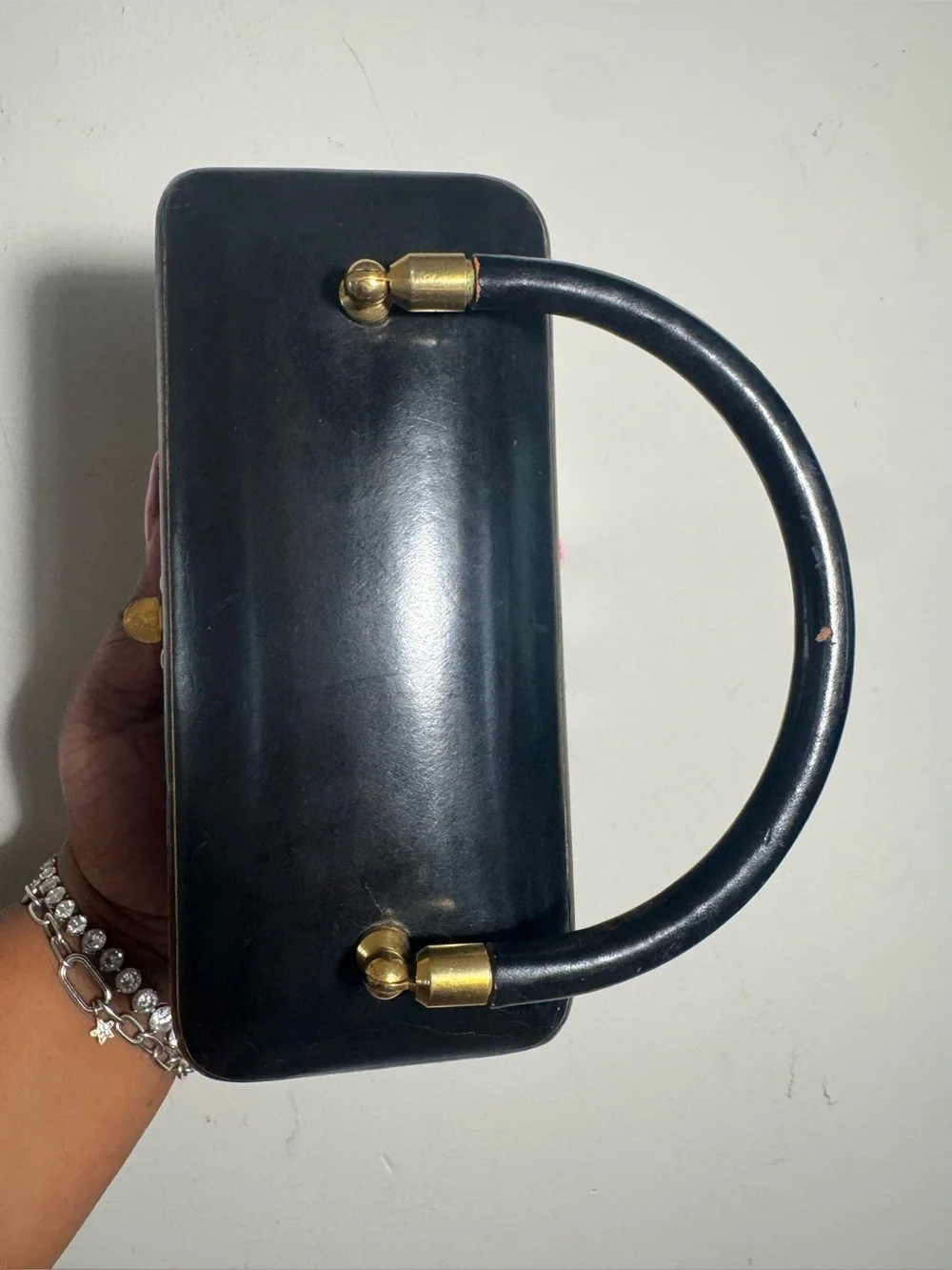 Jana Vintage Chic 1950’s Jet Black box bag